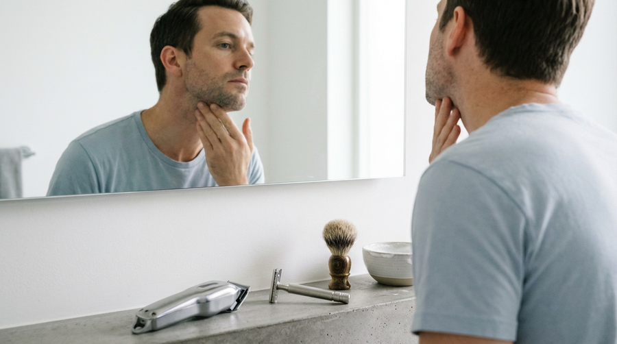 Peau grise après tondeuse : comment retrouver un rasage net