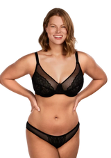 SCULPTD Bra: Full Coverage Lace Minimizer Bra