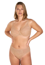 SCULPTD Bra: Full Coverage Lace Minimizer Bra
